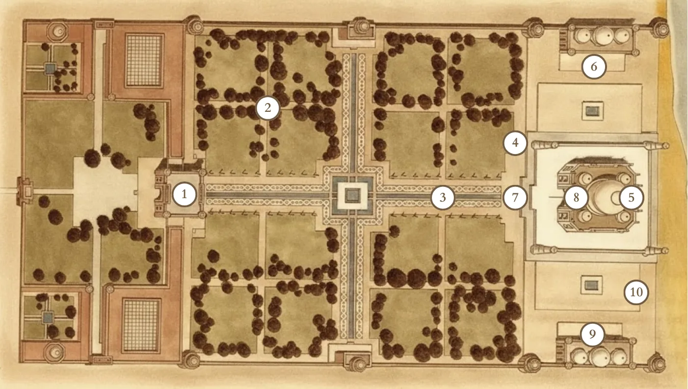 Recorrido por el Taj Mahal 